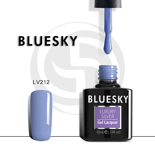

BLUESKY Гель-лак Luxury Silver LV219, Гель-лак Luxury Silver LV219