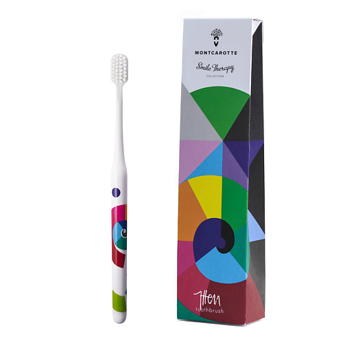 

MONTCAROTTE Зубная щетка Иттен из коллекции Абстракционистов, мягкая, Зубная щетка Иттен из коллекции Абстракционистов, мягкая
