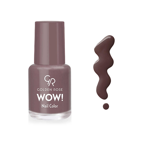 GOLDEN ROSE Лак для ногтей WOW! Nail Color Clear 6