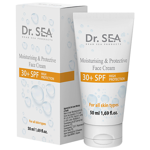 

DR. SEA Увлажняющий и защитный крем 30+ SPF 50.0, Увлажняющий и защитный крем 30+ SPF