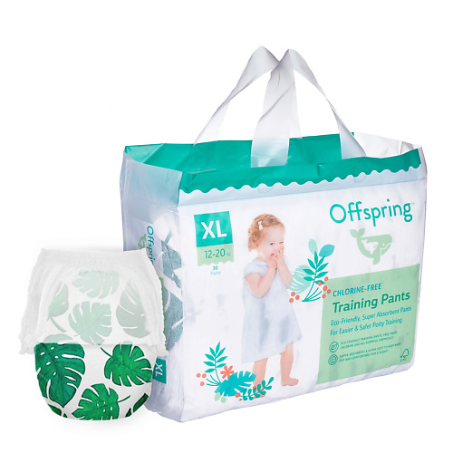   Лэтуаль OFFSPRING Трусики-подгузники, XL 12-20 кг Тропики 30.0