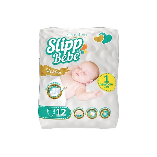 

SLIPP BEBE Подгузники для детей № 1 12.0, Подгузники для детей № 1