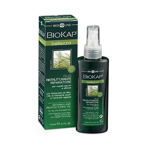 

BIOKAP Масло для поврежденных волос восстанавливающее структуру 125.0, Масло для поврежденных волос восстанавливающее структуру