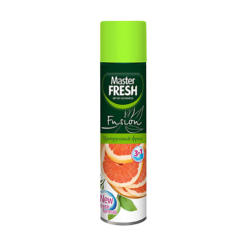 

MASTER FRESH Освежитель воздуха Fusion Цитрусовый фреш 300.0, Освежитель воздуха Fusion Цитрусовый фреш