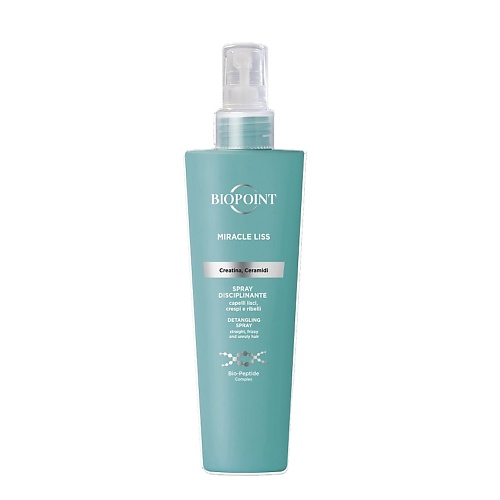 

BIOPOINT PERSONAL Несмываемый спрей для волос разглаживающий MIRACLE LISS, Несмываемый спрей для волос разглаживающий MIRACLE LISS