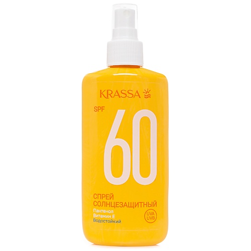 

KRASSA Спрей солнцезащитный SPF 60 150.0, Спрей солнцезащитный SPF 60
