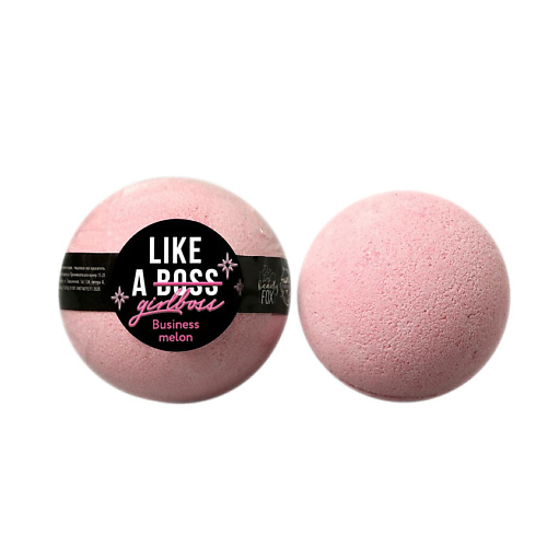 

BEAUTY FOX Бурлящий шар с наклейкой "Like a girlBOSS " с аромат дыня, Бурлящий шар с наклейкой "Like a girlBOSS " с аромат дыня