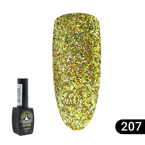 

GLOBAL FASHION Гель-лак BLACK ELITE 001, Гель-лак BLACK ELITE 001