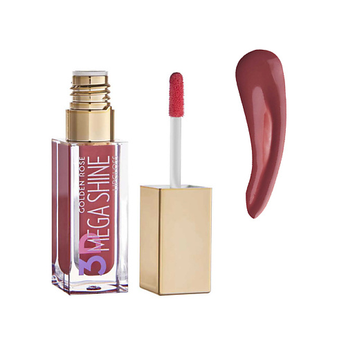 

GOLDEN ROSE Блеск для губ 3D Mega Shine Lipgloss, Блеск для губ 3D Mega Shine Lipgloss