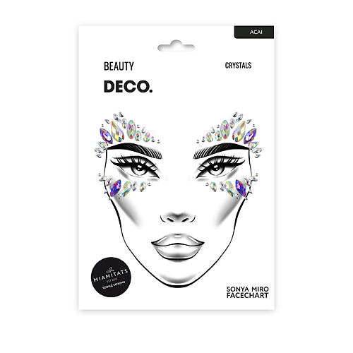 

DECO. Кристаллы для лица и тела FACE CRYSTALS by Miami tattoos (Acai), Кристаллы для лица и тела FACE CRYSTALS by Miami tattoos (Acai)