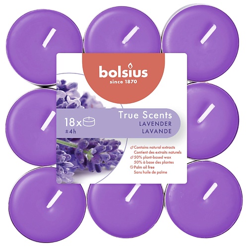 

BOLSIUS Свечи чайные арома Bolsius True scents лаванда, Свечи чайные арома Bolsius True scents лаванда