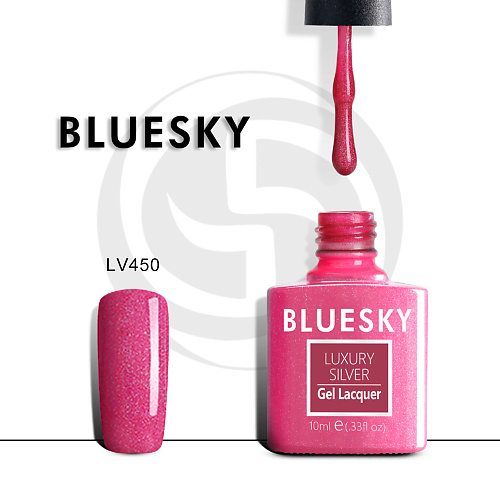

BLUESKY Гель-лак Luxury Silver LV458, Гель-лак Luxury Silver LV458