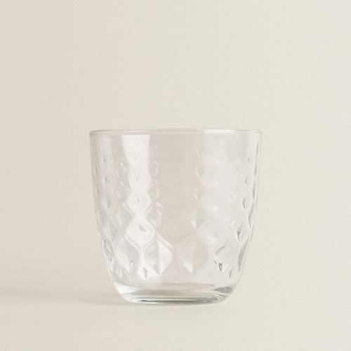 

ZARA HOME Фактурный стеклянный стакан, Фактурный стеклянный стакан