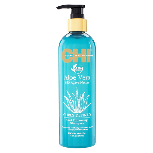 

CHI Шампунь для вьющихся волос Aloe Vera with Agave Nectar 340, Шампунь для вьющихся волос Aloe Vera with Agave Nectar