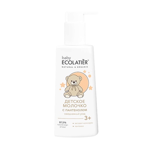 Молочко для тела  Летуаль ECOLATIER baby Детское Молочко с пантенолом Ежедневный уход 3+ 150.0