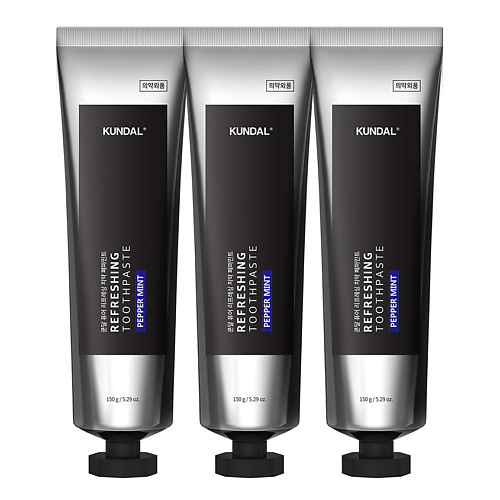 

KUNDAL Набор зубных паст со вкусом освежающая перечная мята Pepper Mint Refreshing Toothpaste, Набор зубных паст со вкусом освежающая перечная мята Pepper Mint Refreshing Toothpaste