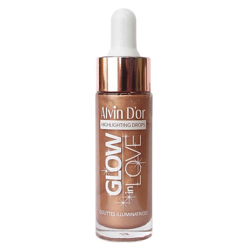 

ALVIN D’OR Жидкий хайлайтер GLOW IN LOVE, Жидкий хайлайтер GLOW IN LOVE