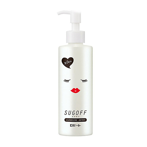 

ROSETTE "SUGOFF" Очищающая вода для снятия макияжа с АНА кислотами 200.0, "SUGOFF" Очищающая вода для снятия макияжа с АНА кислотами