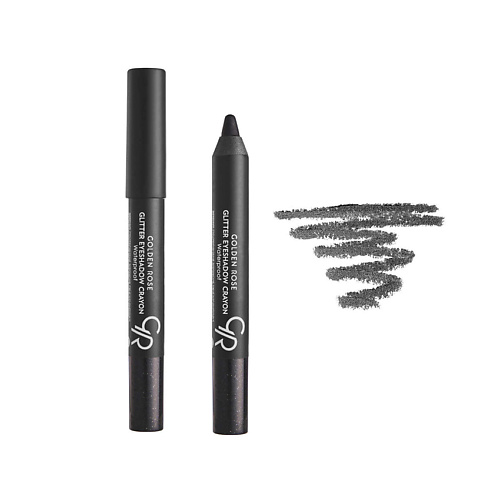 Тени для век GOLDEN ROSE Тени-карандаш GLITTER EYESHADOW CRAYON WATERPROOF