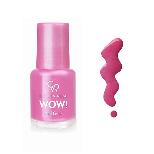 GOLDEN ROSE Лак для ногтей WOW! Nail Color Clear 6