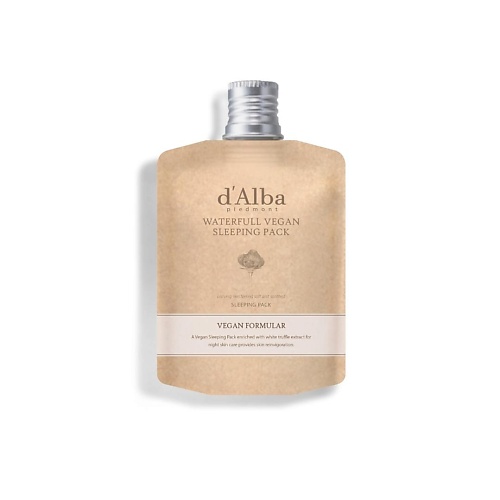 

D`ALBA Увлажняющая ночная маска Waterfull Vegan Sleeping Pack 60.0, Увлажняющая ночная маска Waterfull Vegan Sleeping Pack