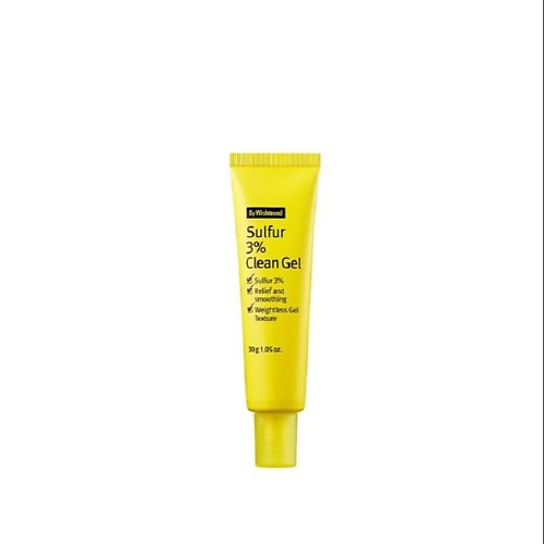 

BY WISHTREND Крем-гель для лица Sulfur 3% Clean Gel 30.0, Крем-гель для лица Sulfur 3% Clean Gel