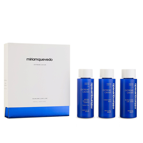 

MIRIAM QUEVEDO Набор для интенсивного омолаживающего ухода за волосами Extreme Caviar Intensive Anti-Aging Set, Набор для интенсивного омолаживающего ухода за волосами Extreme Caviar Intensive Anti-Aging Set