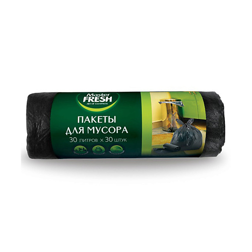 

MASTER FRESH Пакеты для мусора рулон 30, Пакеты для мусора рулон
