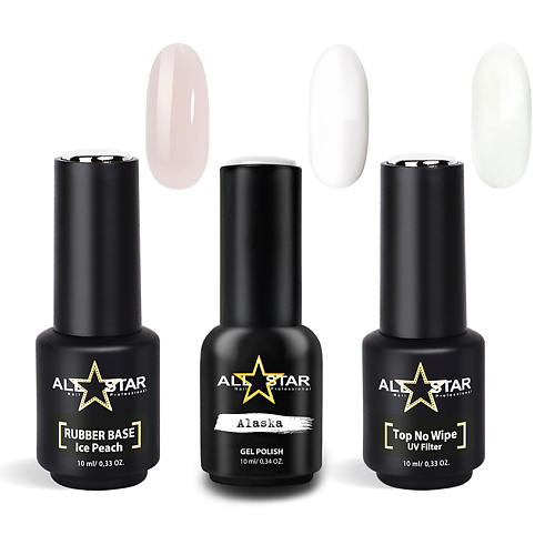 

ALL STAR PROFESSIONAL Набор для френч-маникюра ВЫГОДНОЕ ТРИО №06, Набор для френч-маникюра ВЫГОДНОЕ ТРИО №06