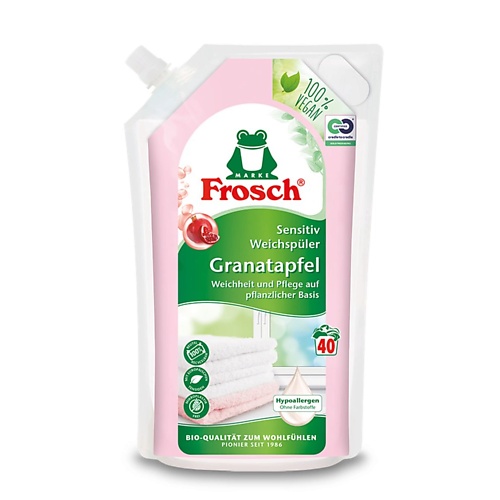 

FROSCH Концентрированный ополаскиватель для белья Гранат 1000.0, Концентрированный ополаскиватель для белья Гранат