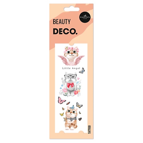 

DECO. Татуировка для тела WATERCOLOR STORY by Miami tattoos переводная Cutie, Татуировка для тела WATERCOLOR STORY by Miami tattoos переводная Cutie