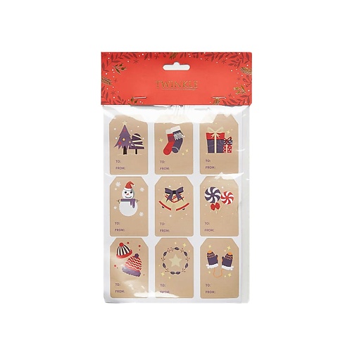

TWINKLE Стикеры для упаковки FROM TO, Стикеры для упаковки FROM TO