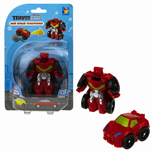 Интерактивная игрушка 1TOY Мой первый трансформер