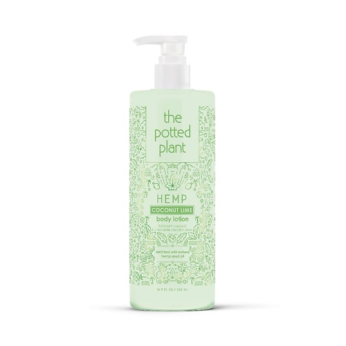 

THE POTTED PLANT Лосьон для ухода за кожей Coconut Lime Body Lotion 500.0, Лосьон для ухода за кожей Coconut Lime Body Lotion