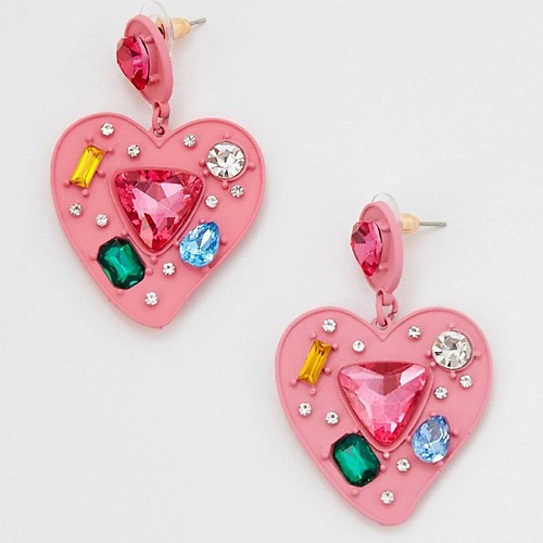 

BOCCIOLO Серьги COLORFUL HEART, Серьги COLORFUL HEART