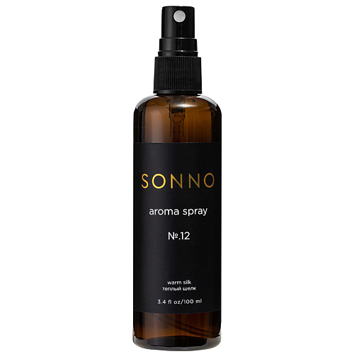 

SONNO Парфюмированный спрей для одежды и дома SONNO Теплый шелк №.12 100, Парфюмированный спрей для одежды и дома SONNO Теплый шелк №.12
