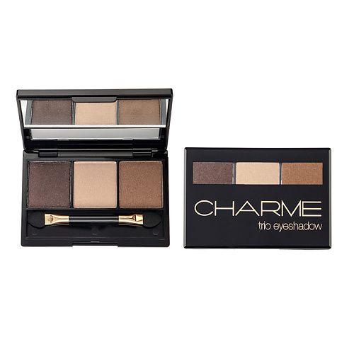 

CHARME Тени для век трехцветные TRIO, Тени для век трехцветные TRIO