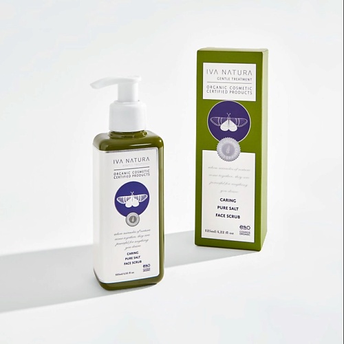 

IVA NATURA Скраб для лица из чистой соли Pure salt face scrub 125, Скраб для лица из чистой соли Pure salt face scrub