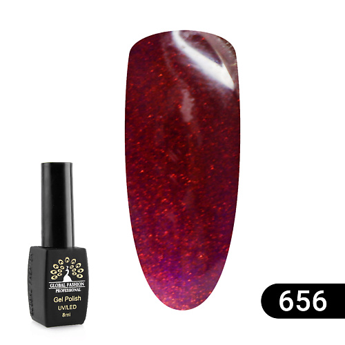 

GLOBAL FASHION Гель лак Sexy Red 652, Гель лак Sexy Red 652