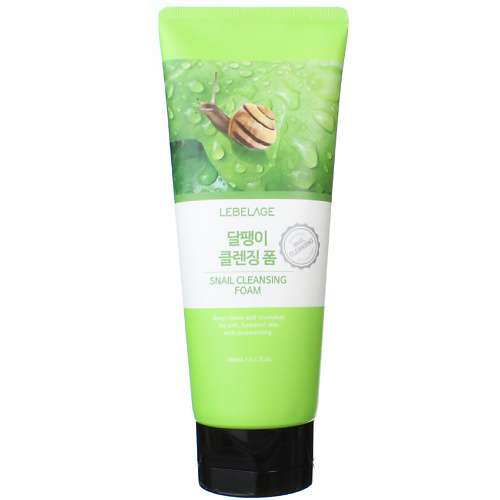 

LEBELAGE Пенка для умывания с Муцином улитки Регенерирующая Cleansing Foam Snail 180.0, Пенка для умывания с Муцином улитки Регенерирующая Cleansing Foam Snail
