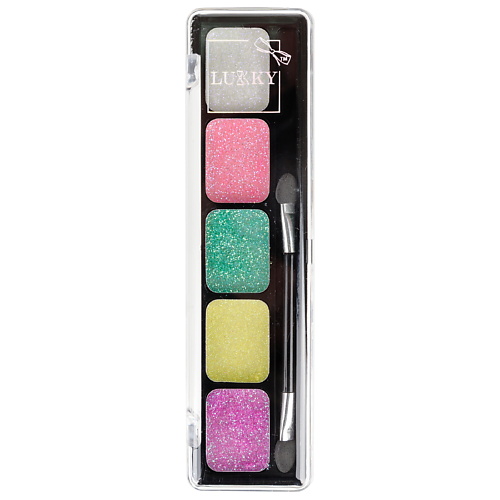 

LUKKY Гель-тени для век с блёстками, Гель-тени для век с блёстками