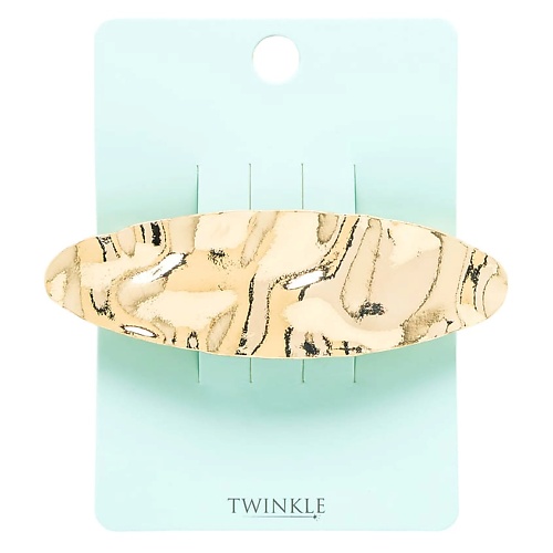 

TWINKLE Заколка для волос CRUMPLED GOLD BIG, Заколка для волос CRUMPLED GOLD BIG