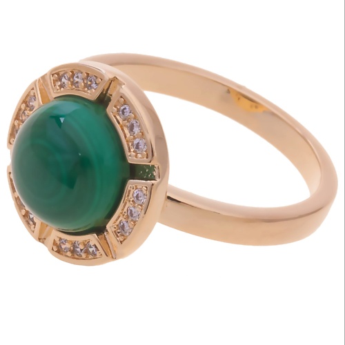 

LJ Кольцо с малахитом "Луна", Кольцо с малахитом "Луна"