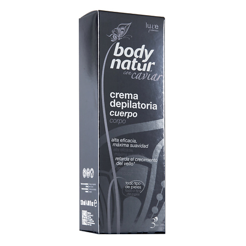 

BODY NATUR Крем для депиляции с экстрактом черной икры Crema Depilatore Cuerpo 2, Крем для депиляции с экстрактом черной икры Crema Depilatore Cuerpo