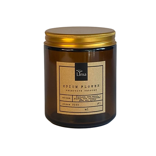 

LIMA Ароматическая свеча Opium flower 250.0, Ароматическая свеча Opium flower