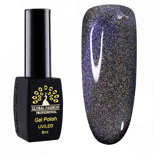

GLOBAL FASHION Гель-лак Laser cat eyes, Гель-лак Laser cat eyes