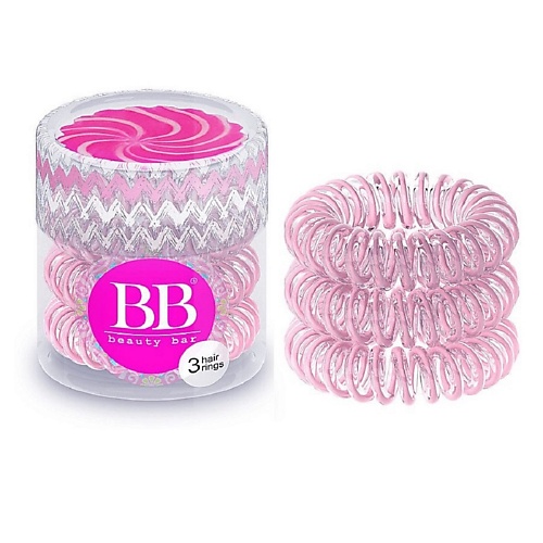 фото Beauty bar резинки для волос металлика