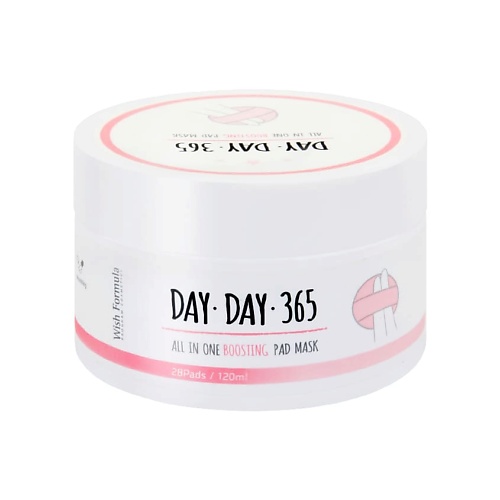 Салфетки для снятия макияжа WISH FORMULA Диски для лица очищающие Day Day 365 All In One Boosting Pad Mask