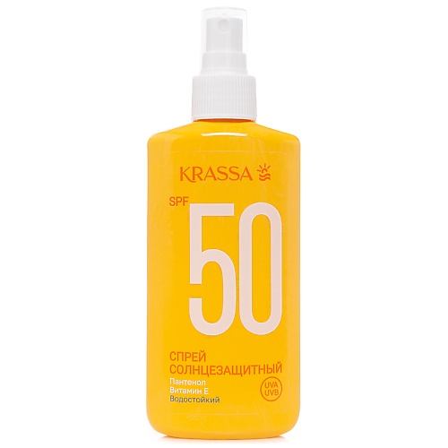 

KRASSA Спрей солнцезащитный SPF 50 150.0, Спрей солнцезащитный SPF 50