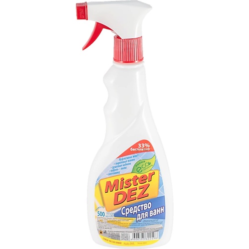 

MISTER DEZ Eco-Cleaning Средство для ванн с ароматом дыни 750, Eco-Cleaning Средство для ванн с ароматом дыни